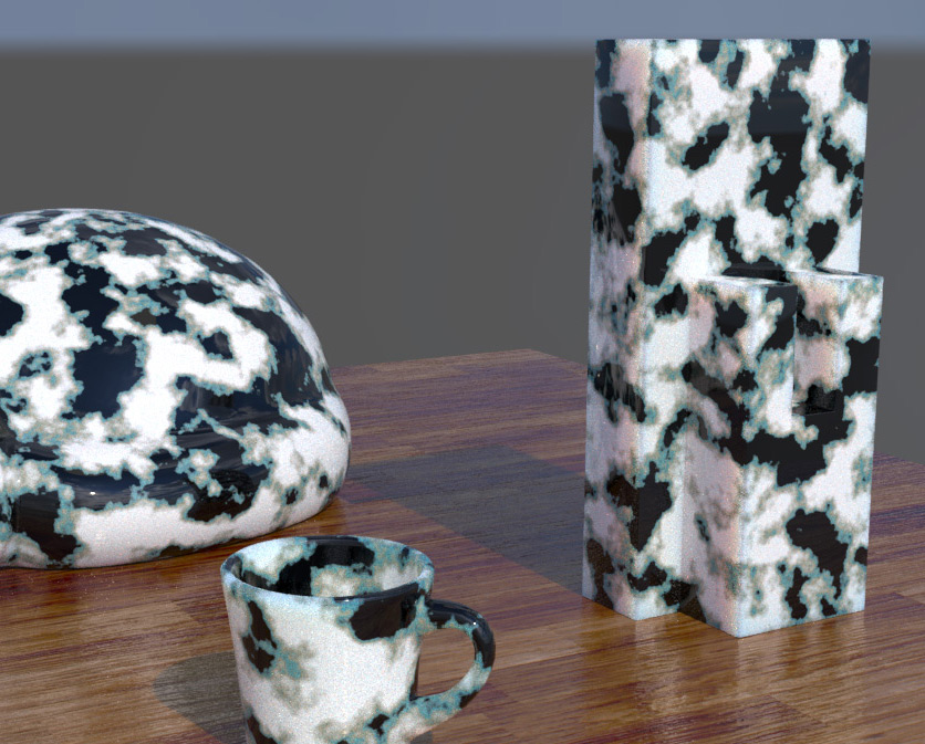 大理石風の応用例 大理石風の応用例